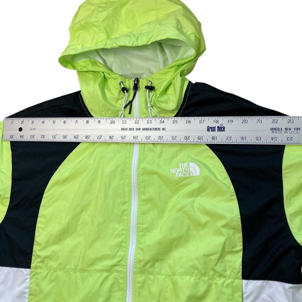 The North Face Lightweight Jacket Women L Green Windbreaker Hydrenaline Full Zip - Picture 5 of 13